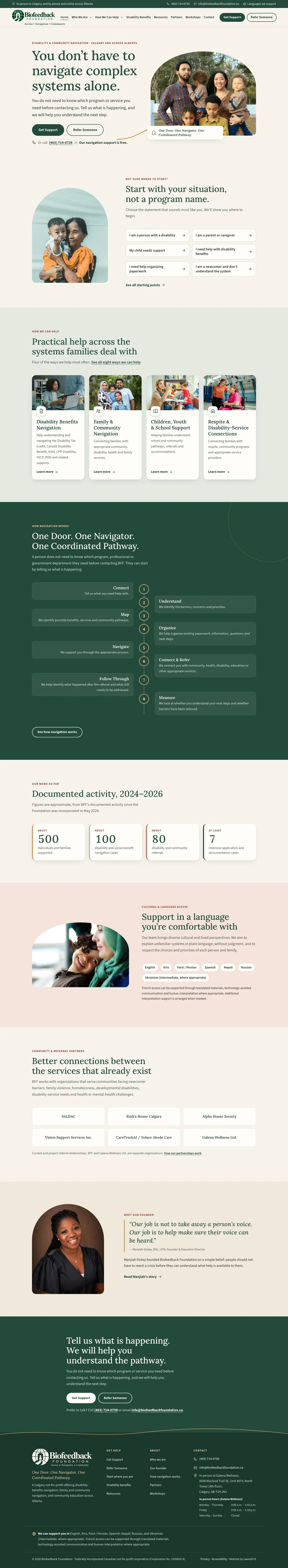 Biofeedback Foundation website